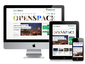 responsive web design for ayala land openspace website