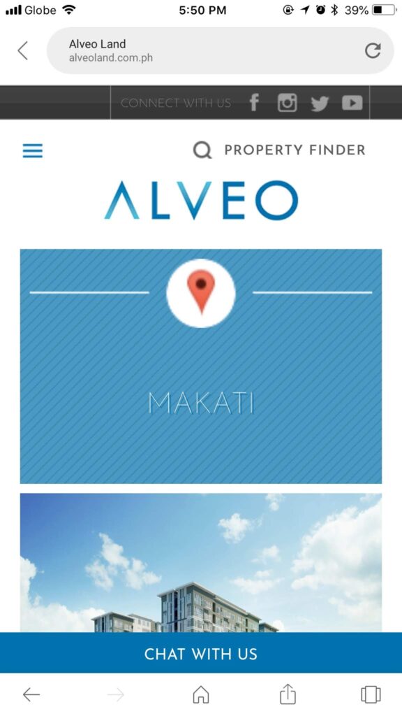 Alveo Mobile Site