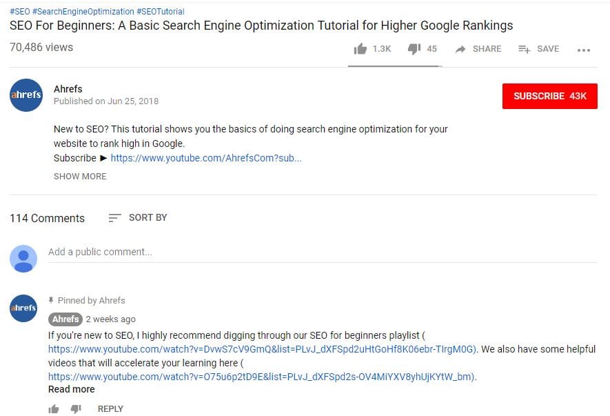 YouTube SEO ranking factors
