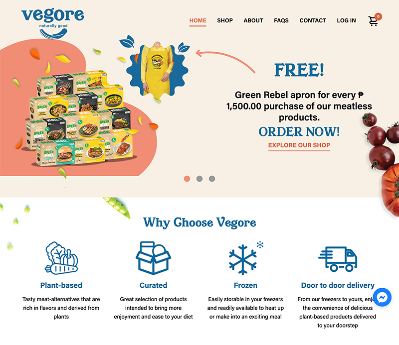 E-commerce Development Projects - Hizon's Food Shop